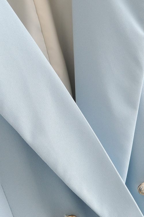 Double-breasted Suit Blazer