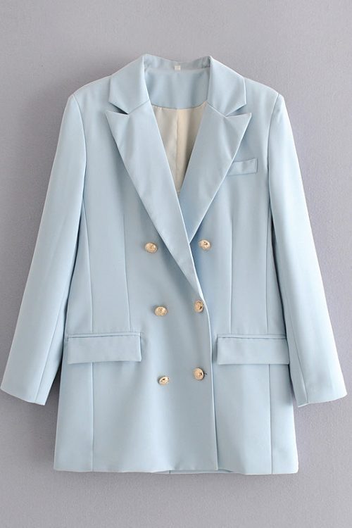 Double-breasted Suit Blazer