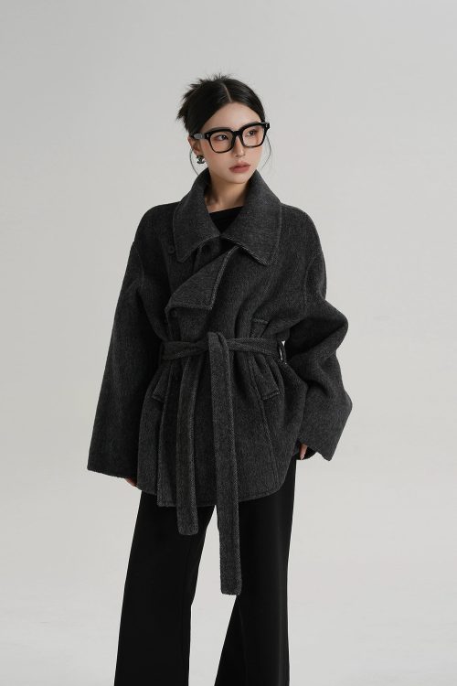 Double Sided Woolen Over Coat