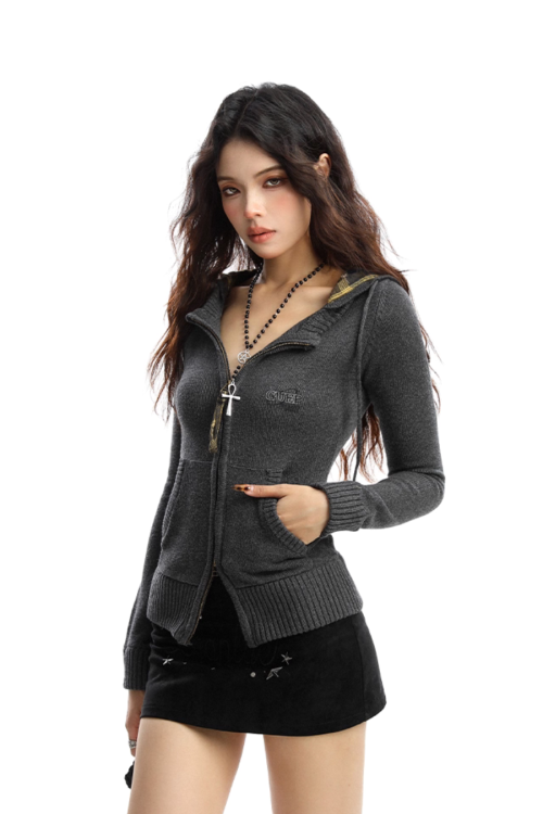Double Zip Knit Top