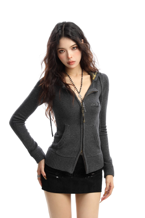 Double Zip Knit Top