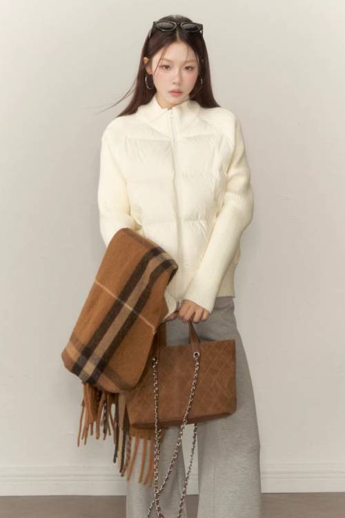 Down Knit Blouson