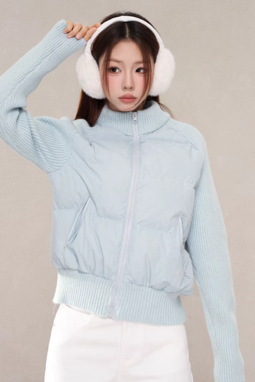 Down Knit Blouson