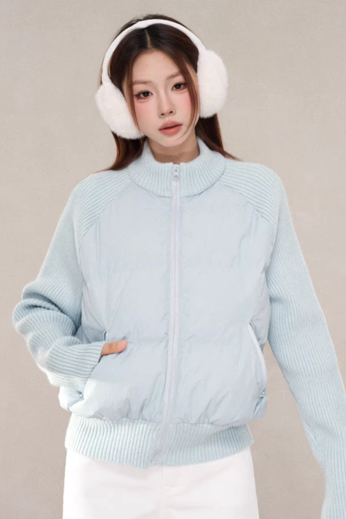 Down Knit Blouson
