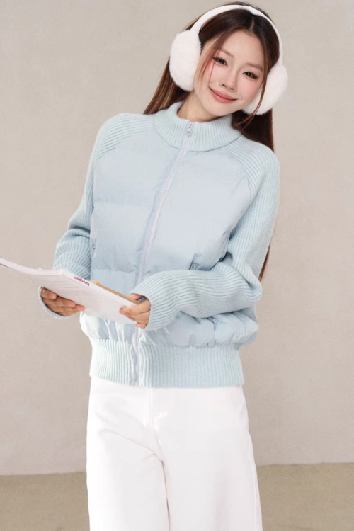 Down Knit Blouson