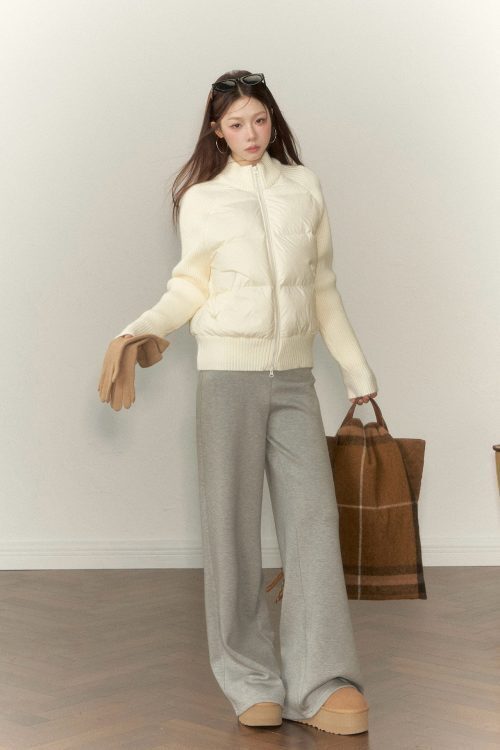 Down Knit Blouson
