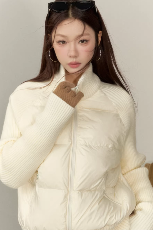 Down Knit Blouson