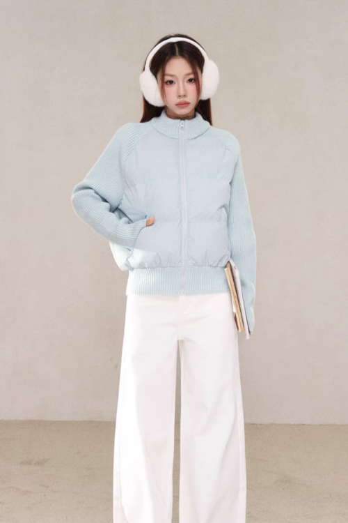 Down Knit Blouson
