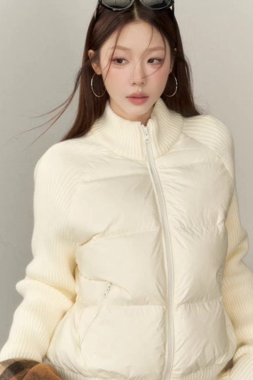 Down Knit Blouson