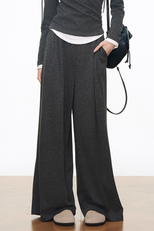 Drape Hood Top / Long Loose Skirt / Wide Pants