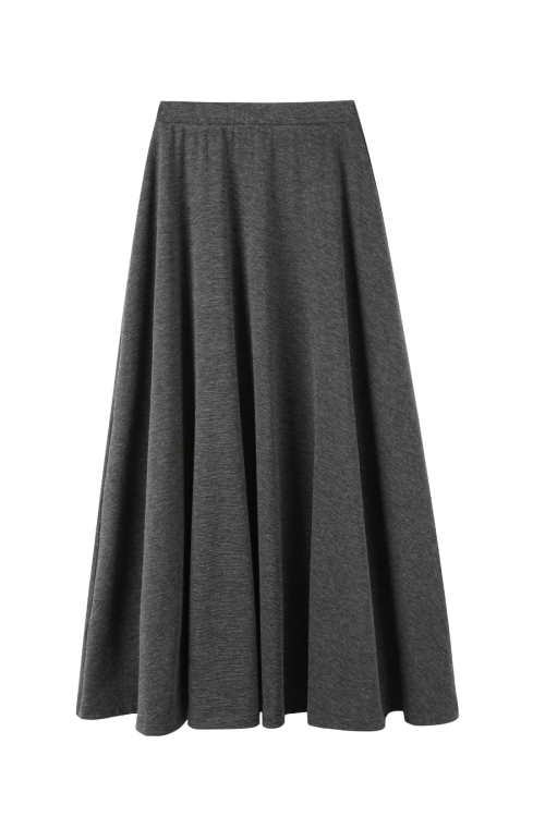 Drape Hood Top / Long Loose Skirt / Wide Pants