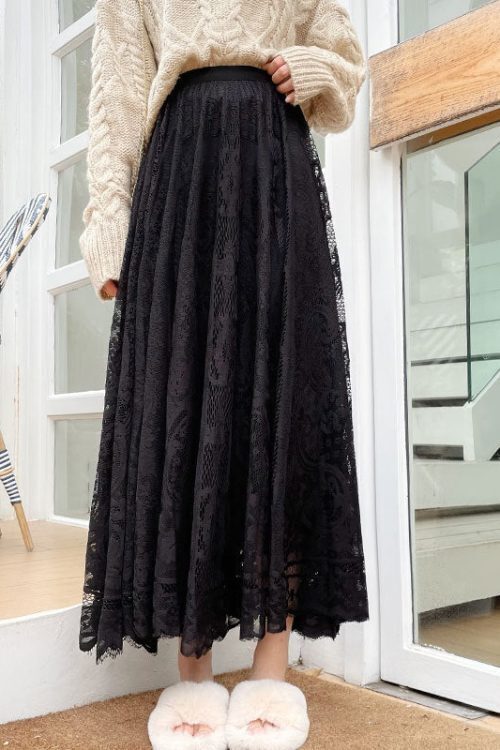 Fairy Lace Maxi Skirt