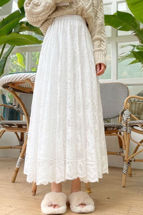 Fairy Lace Maxi Skirt