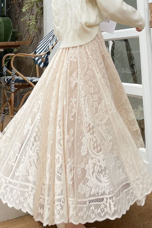 Fairy Lace Maxi Skirt