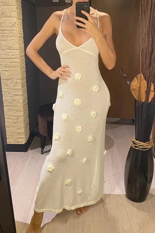 Floral Beach Cover Up Dress