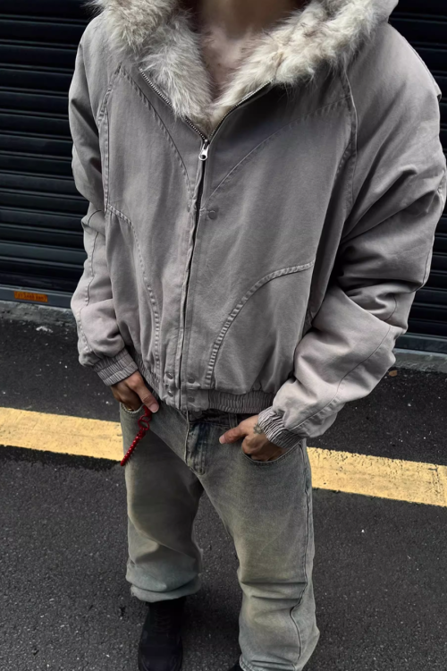 Fur Blouson Jacket