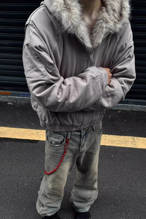 Fur Blouson Jacket
