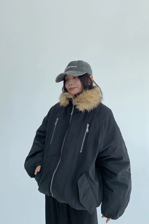 Fur Collar Cotton Jacket