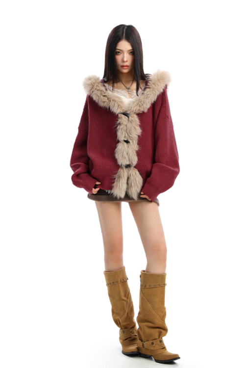 Fur Design Relax Knit