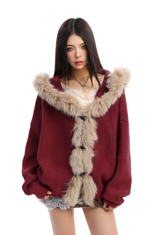 Fur Design Relax Knit