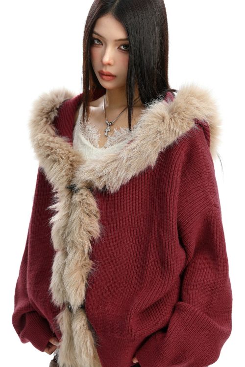 Fur Design Relax Knit