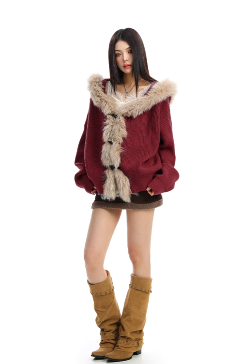 Fur Design Relax Knit