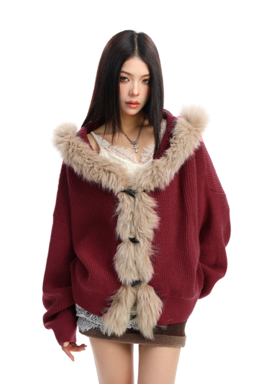 Fur Design Relax Knit