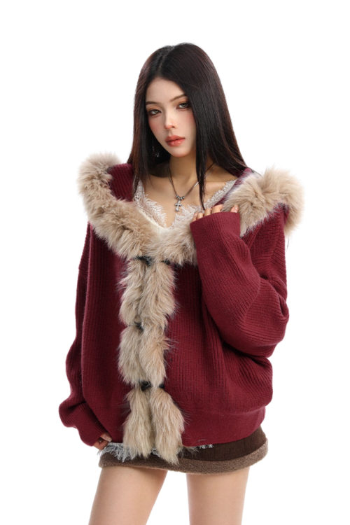 Fur Design Relax Knit