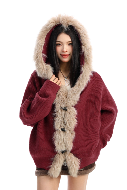 Fur Design Relax Knit