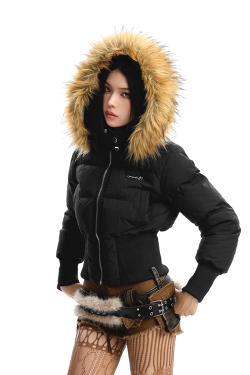 Fur Down Short Jacket