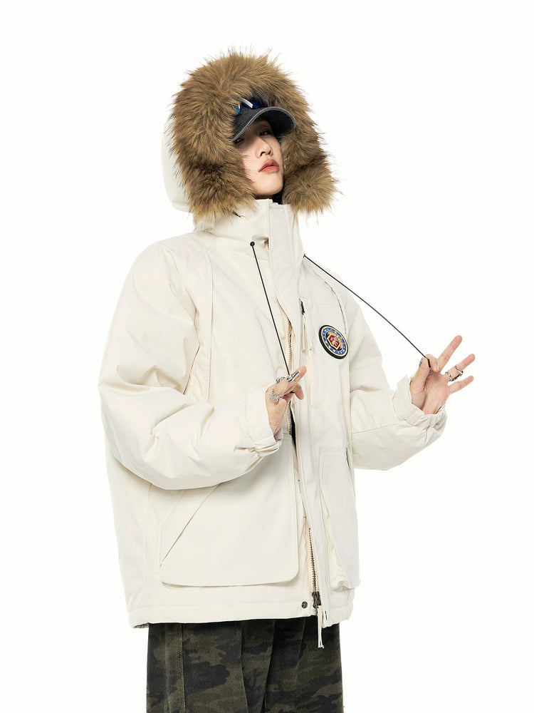 Fur Hood Down Jacket