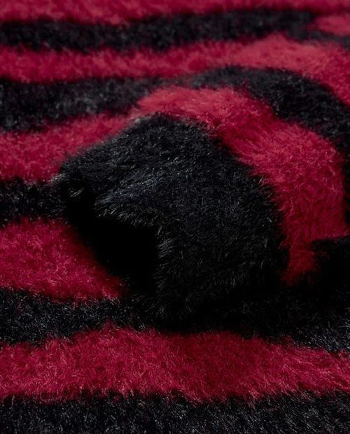 Fuzzy Cross Sweater
