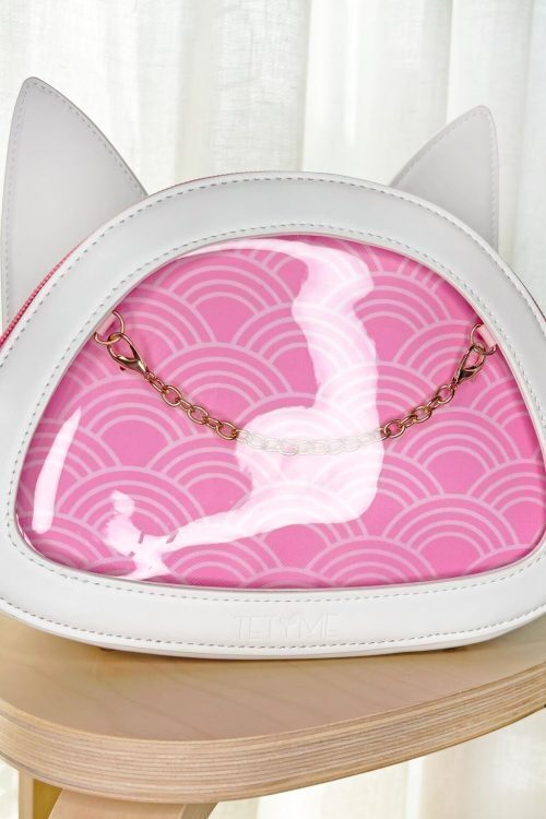 Gold Ita Bag with Clear Window