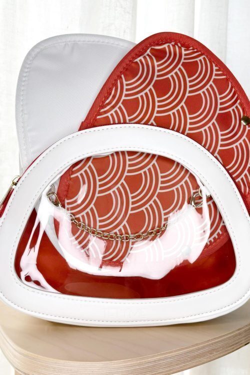 Gold Ita Bag with Clear Window