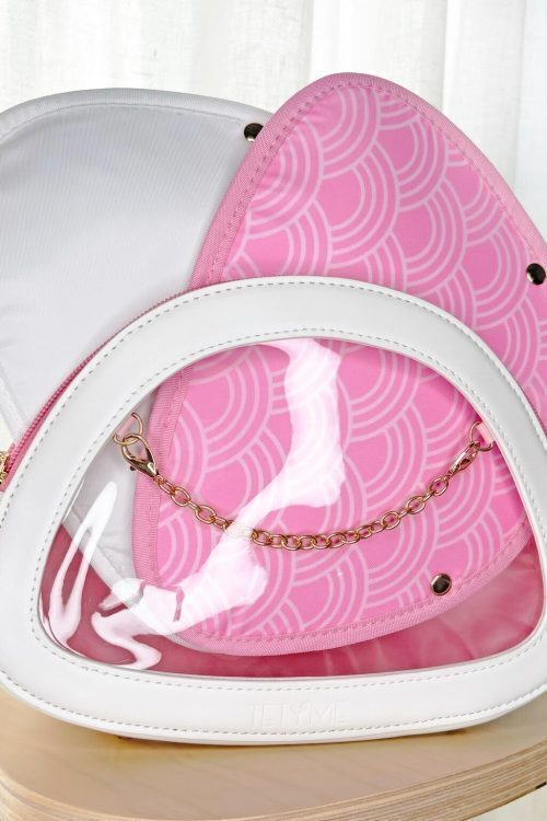 Gold Ita Bag with Clear Window