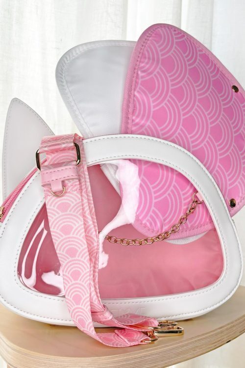Gold Ita Bag with Clear Window