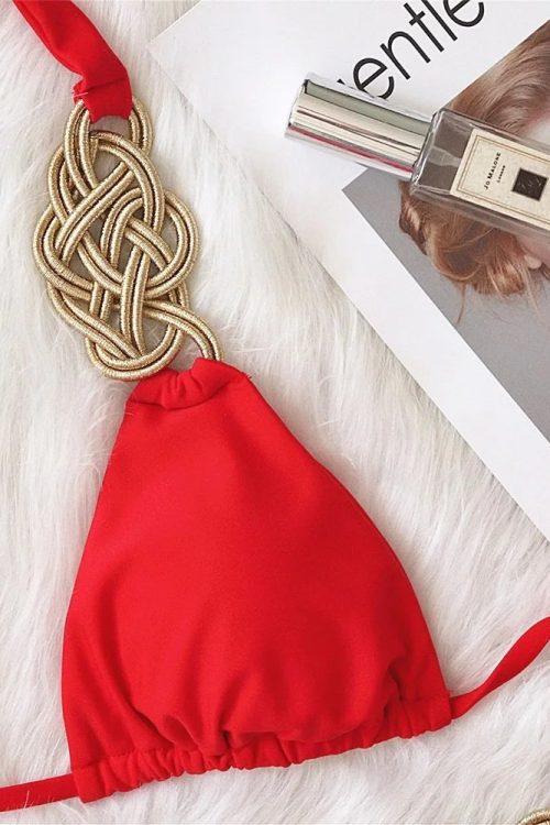 Gold Knot Bikini Set