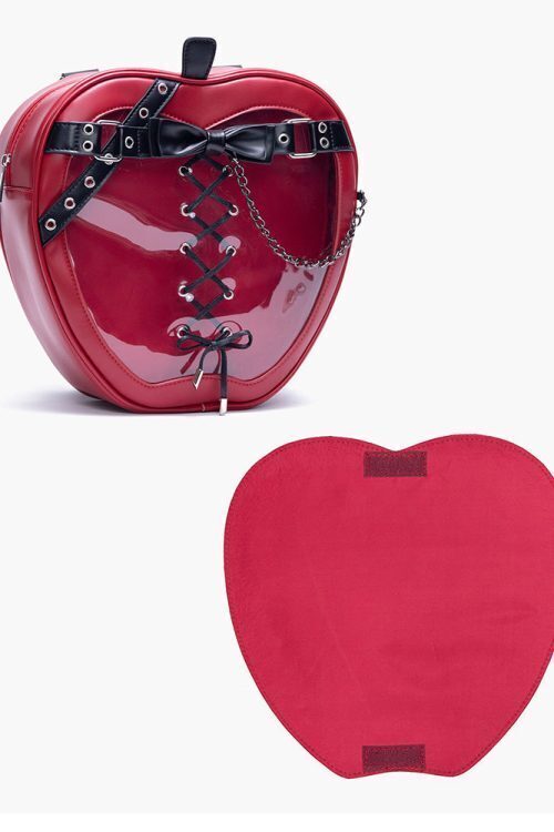Gothic Apple Ita Backpack with Included Insert for Pin Display