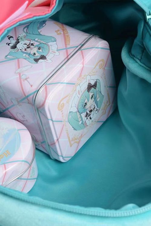 Green Kawaii Ita Backpack with Clear Window for Pin Display