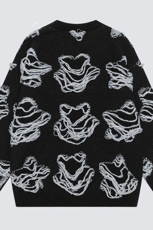 Grunge Distressed Sweater