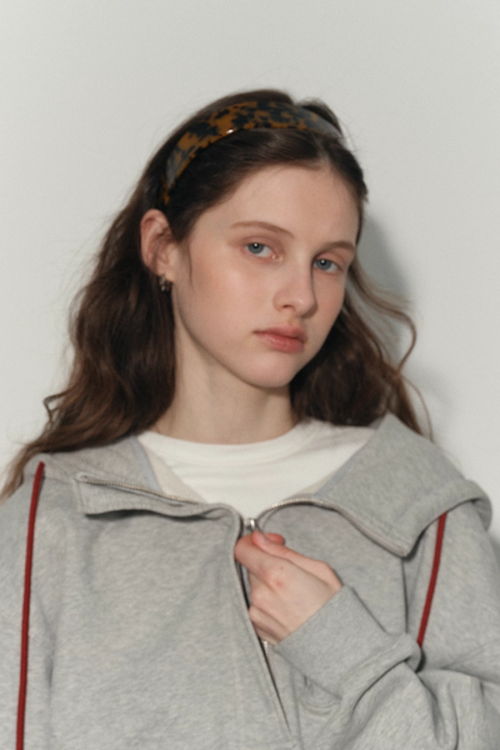 Half-Zip Hood Top