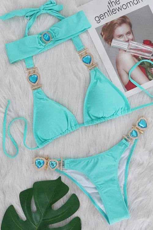 Heart Chain Bikini Set