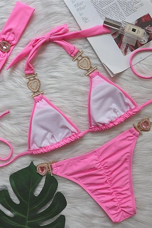 Heart Chain Bikini Set