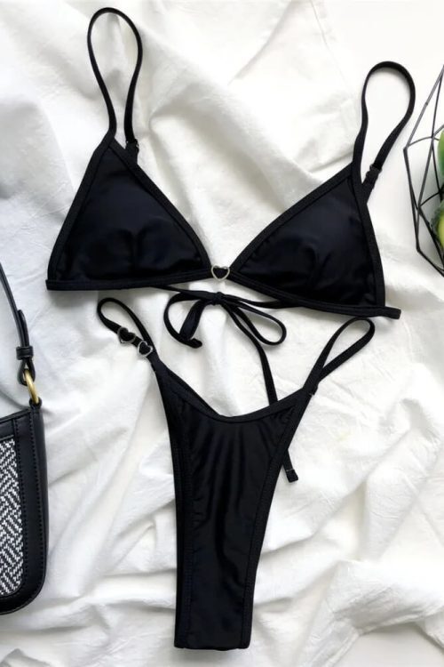 Heart Detail Bikini Set