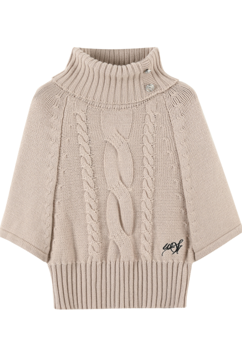 High-Neck Knit Top / Mini Skirt / Tight Long Dress / High-Neck Long Sleeve T-Shirt