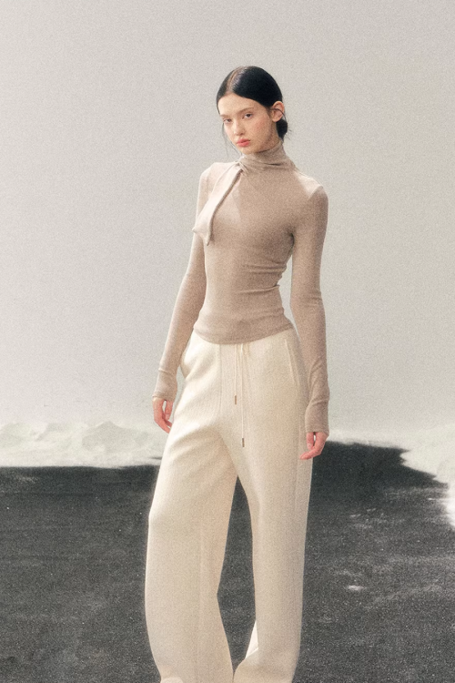 High-Neck Tight Top