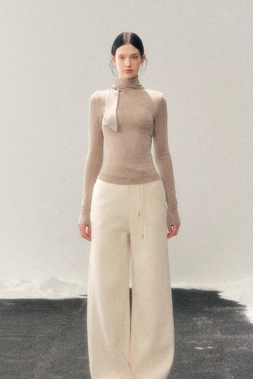 High-Neck Tight Top