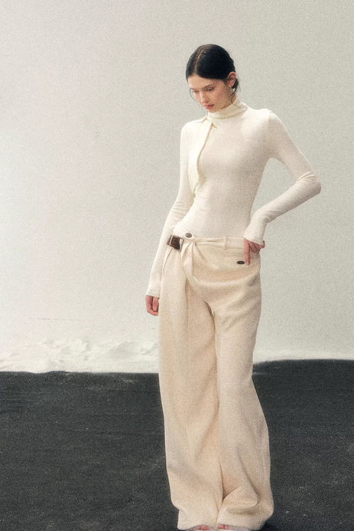 High-Neck Tight Top