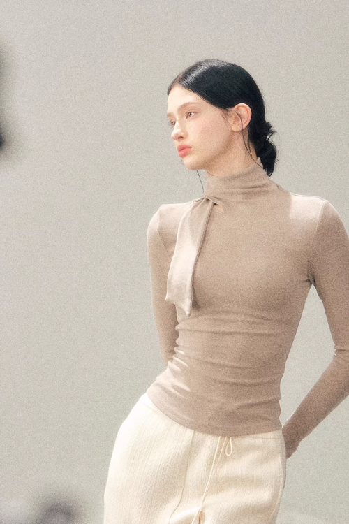 High-Neck Tight Top