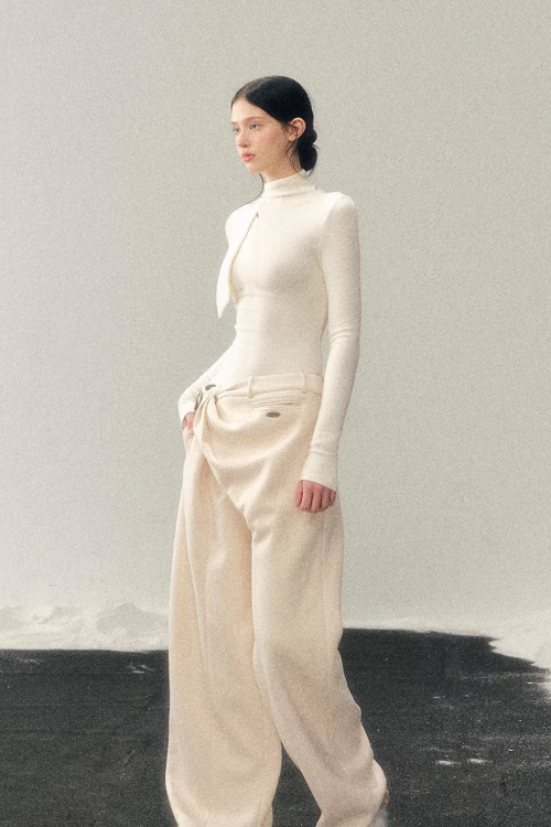High-Neck Tight Top
